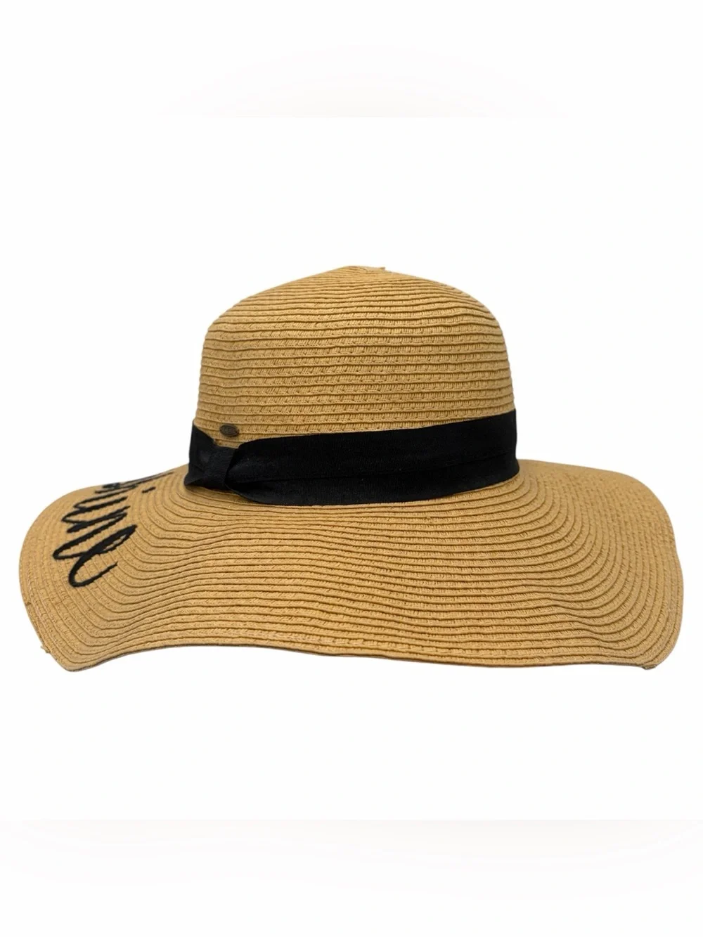 Wide Brim Straw Sun Hat 